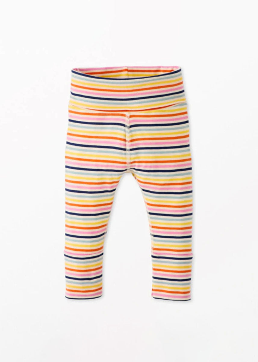 Baby Layette Wiggle Pants In HannaSoft™ - Multi Stripe