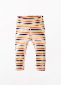 Baby Layette Wiggle Pants In HannaSoft™ - Multi Stripe