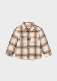Dylan Plaid Shirt - Cookie