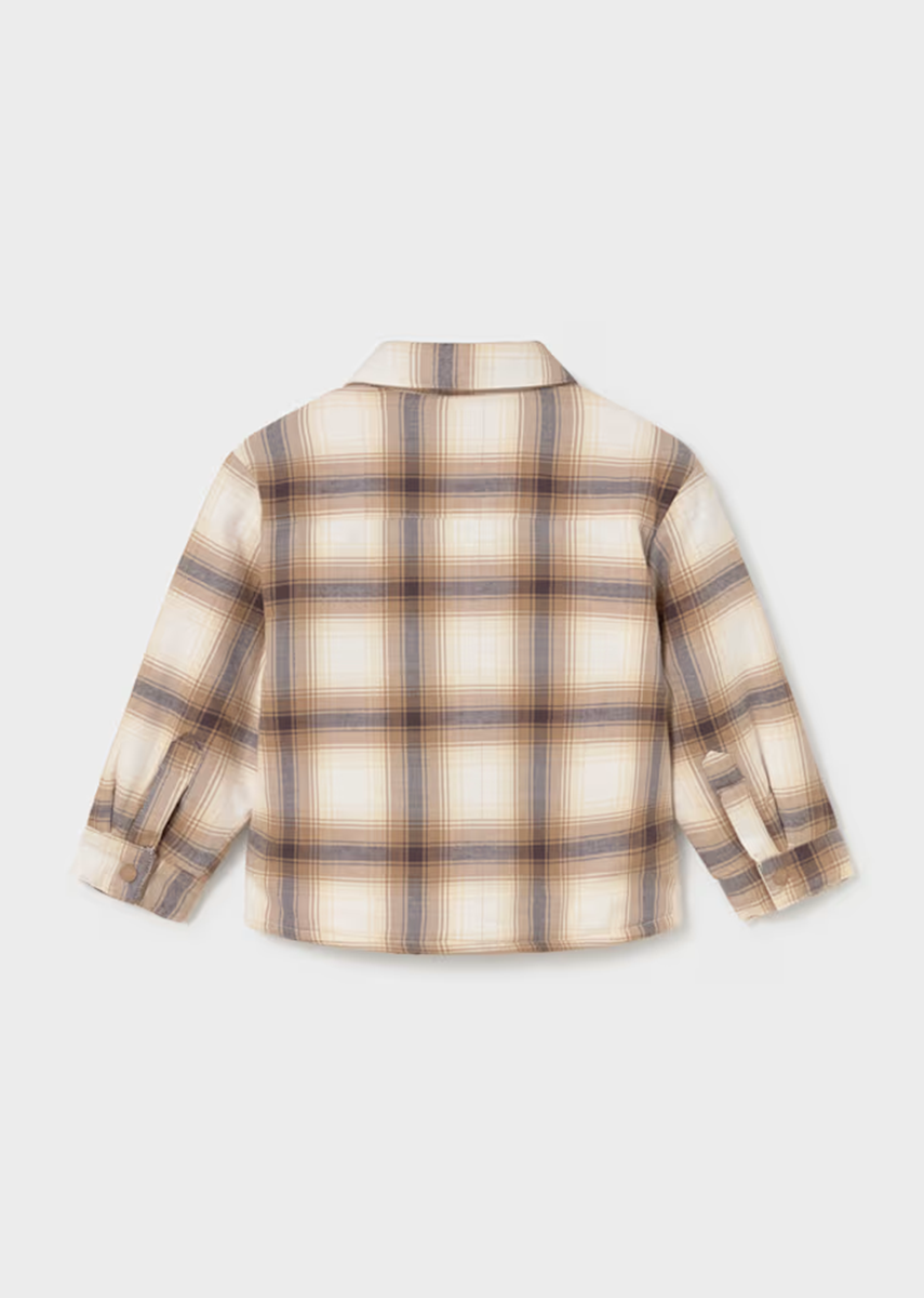 Dylan Plaid Shirt - Cookie