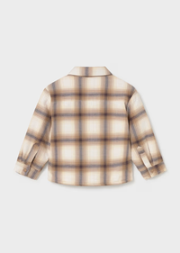 Dylan Plaid Shirt - Cookie