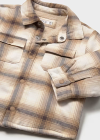 Dylan Plaid Shirt - Cookie
