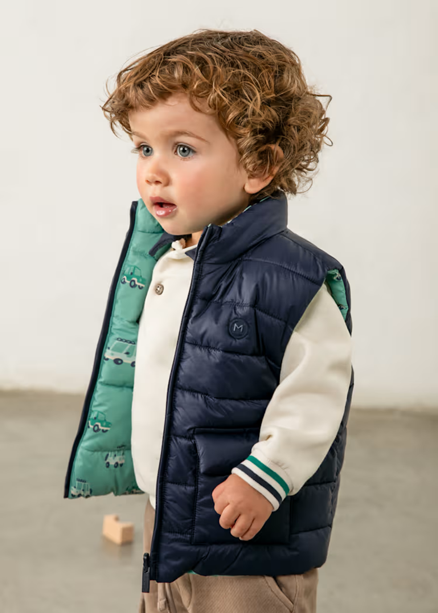 Tucker Reversible Vest - Aquarium