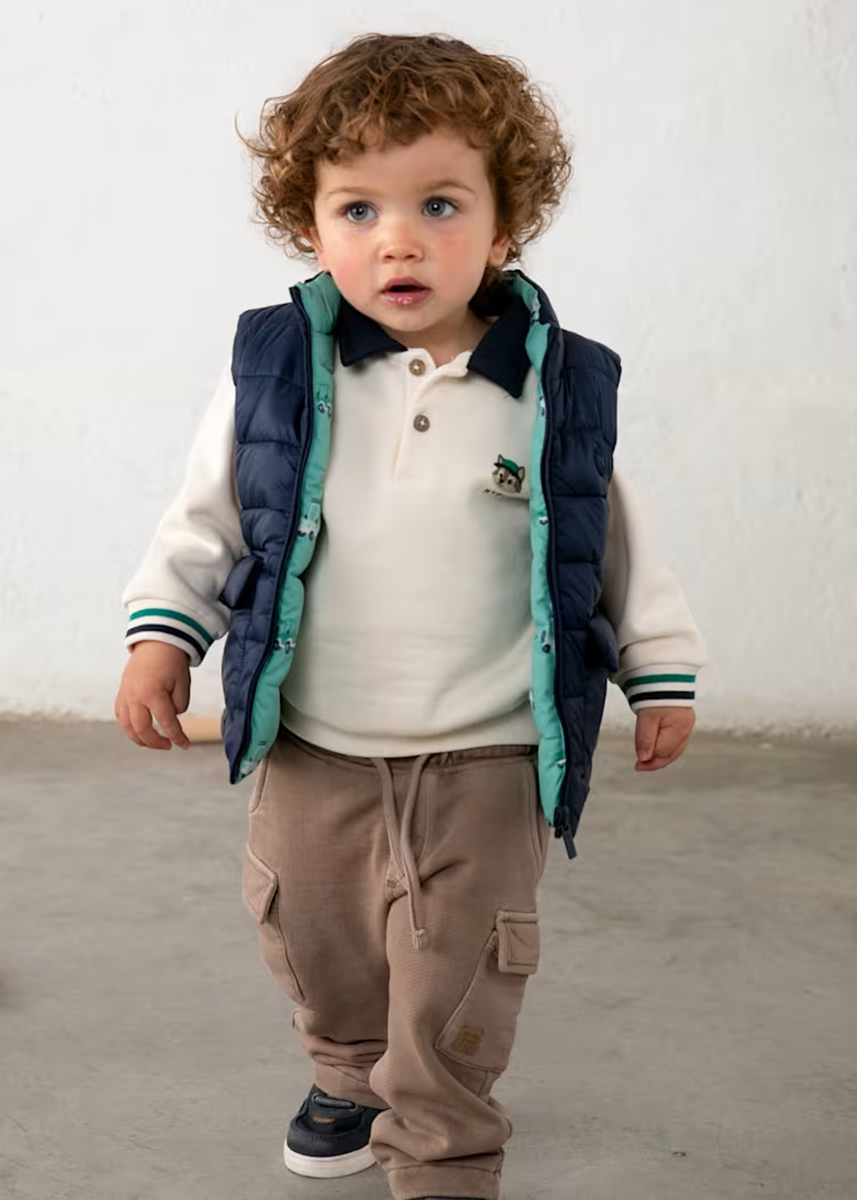 Tucker Reversible Vest - Aquarium