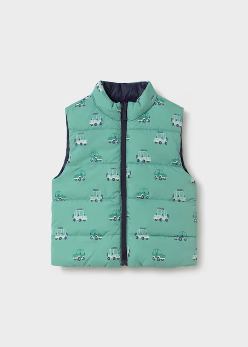 Tucker Reversible Vest - Aquarium