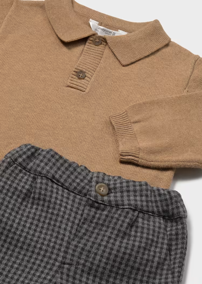 Dominic Sweater & Trouser Set - Cookie