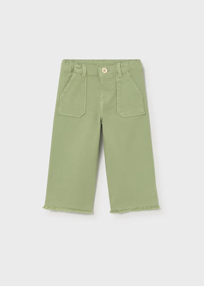Evie Twill Trousers - Green