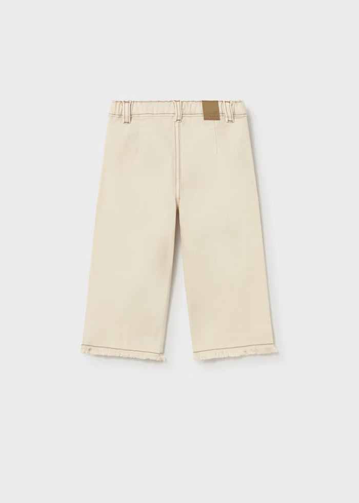 Evie Twill Trousers - Chickpea