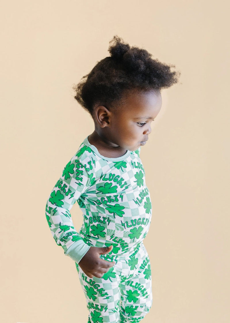 Lucky Shamrock Bamboo Two-Piece Set