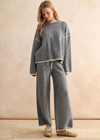 Calista Sweater - Heather Grey