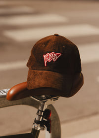 Chi Pennant Dad Hat - Brown Corduroy