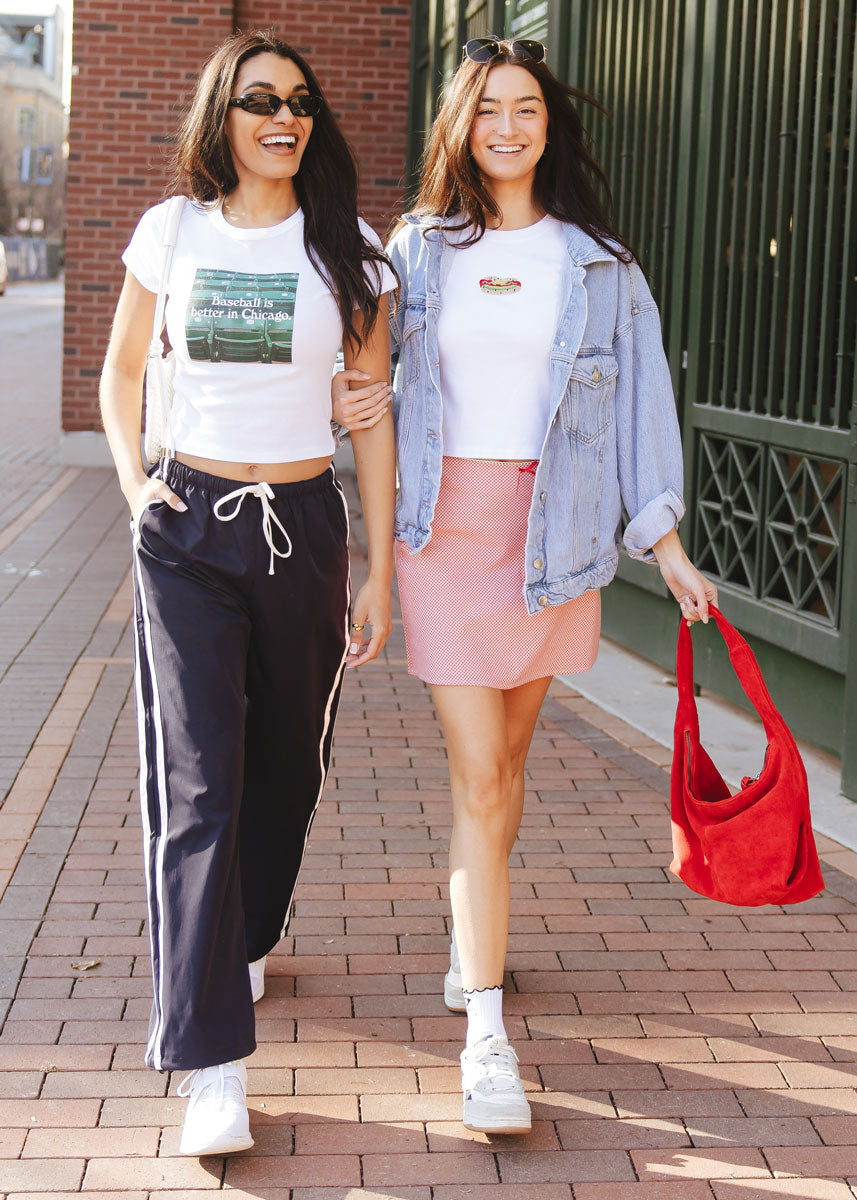 Hot Dog Beaded Baby Tee