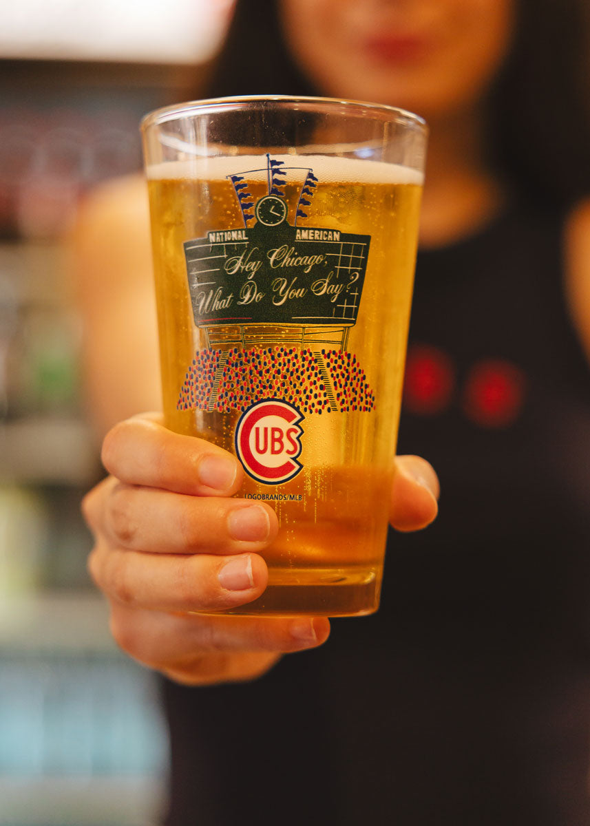 Chicago Cubs Bleachers Pint Glass