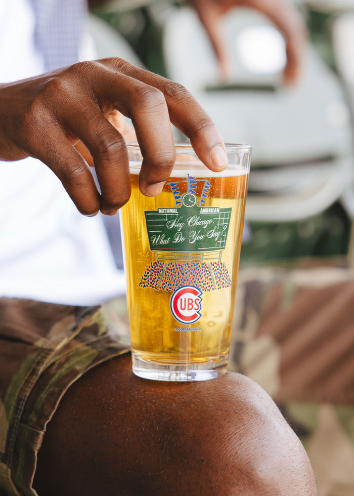 Chicago Cubs Bleachers Pint Glass