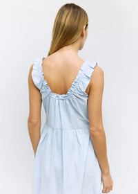 The Clare Midi Dress - Blue