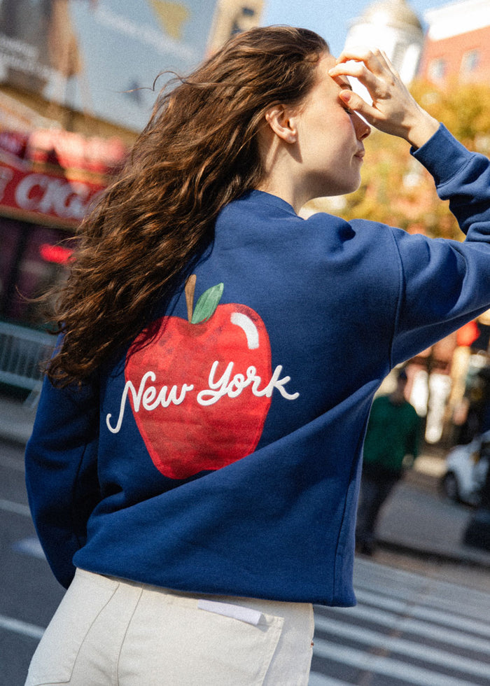 The Big Apple Crewneck - Navy