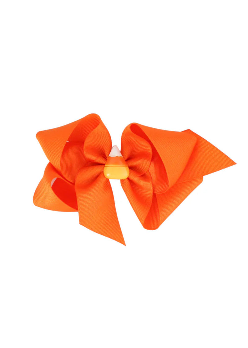 Halloween Charm Bow - Candy Corn