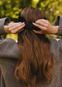 MAD HTR Faux Fur Headband - Black