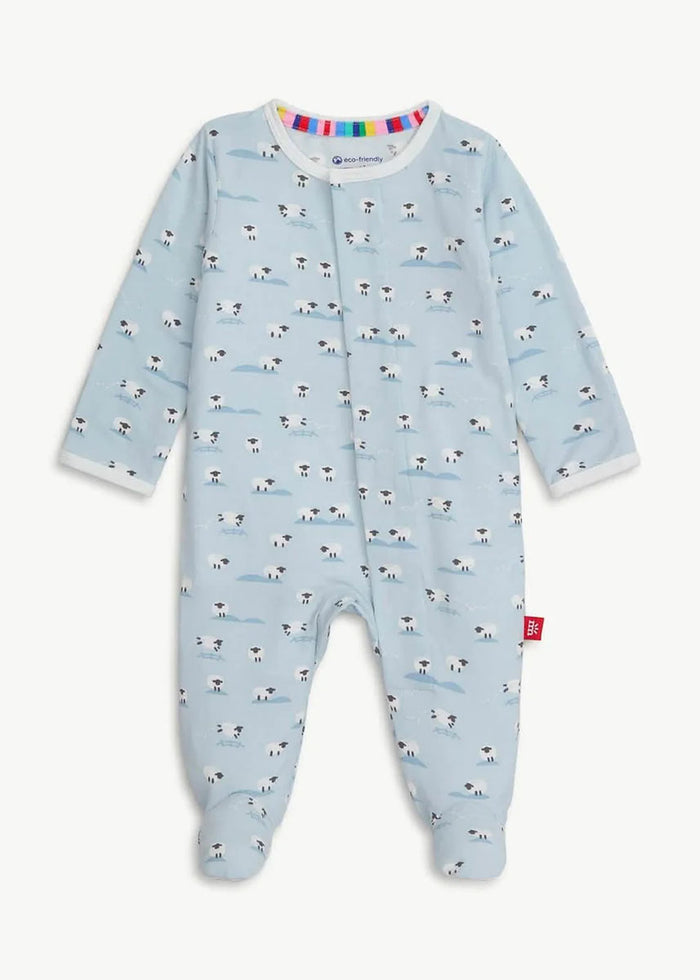 Modal Magnetic Footie - Baa Baa Baby Blue