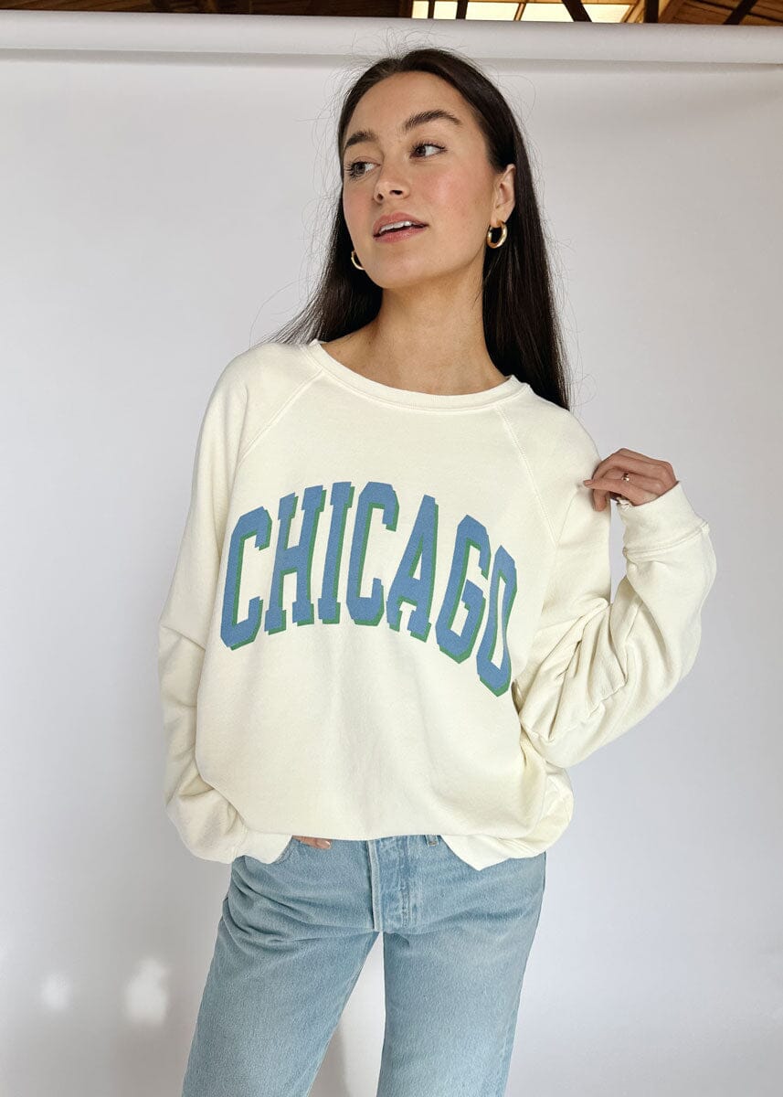 Chicago Classic Crew Sweatshirt - Blue & Green