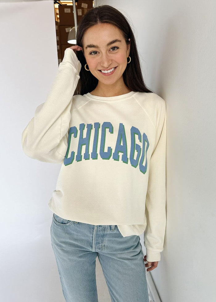 Chicago Classic Crew Sweatshirt - Blue & Green