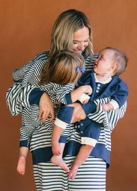 Ryan Jumpsuit - Pale Yellow Stripe