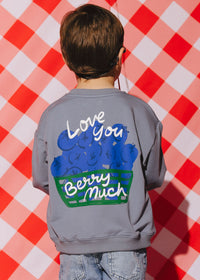 Love You Berry Much Oversized Sweatshirt