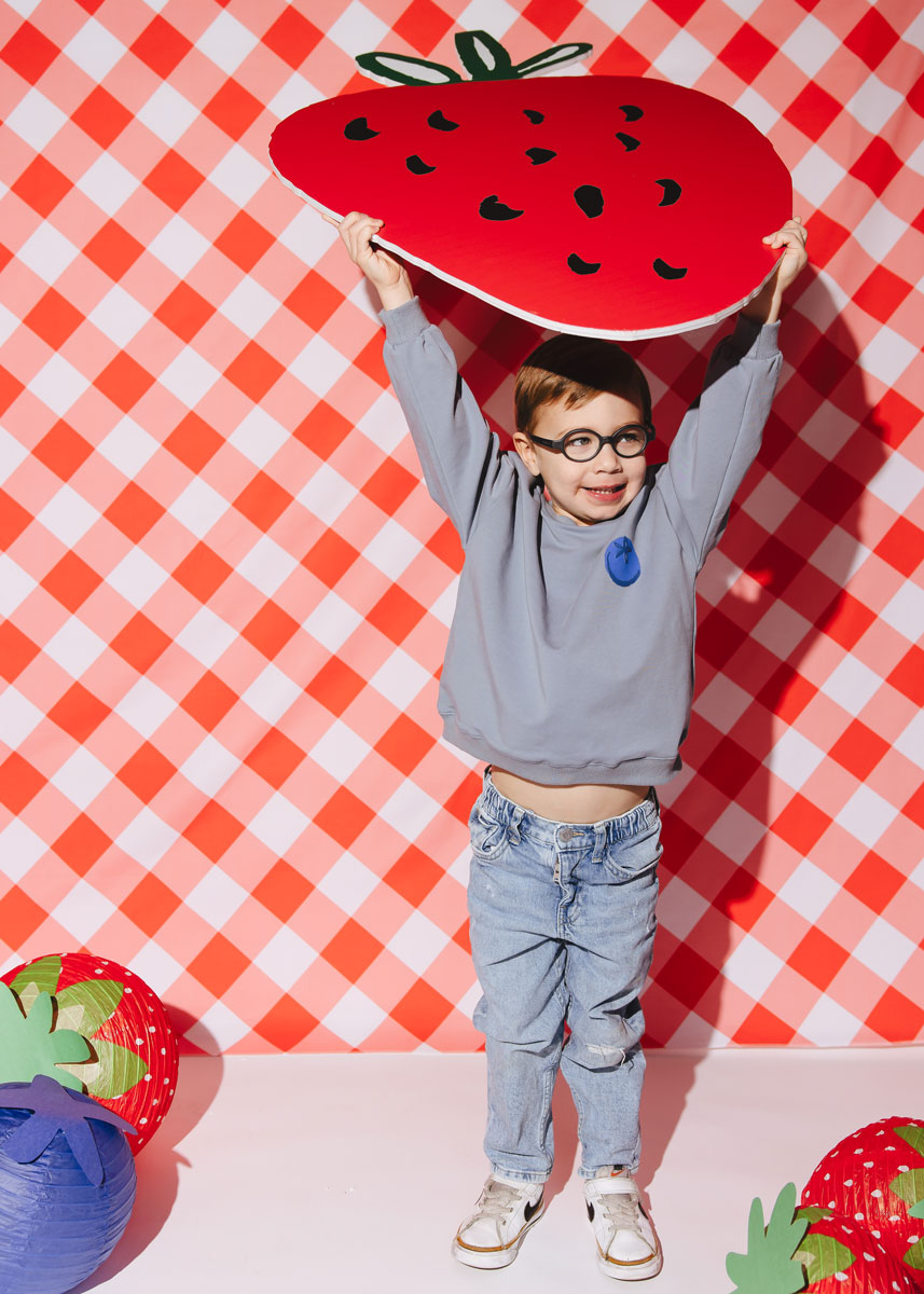 Love You Berry Much Oversized Sweatshirt