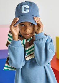 Youth C Is For Chicago Dad Hat - Blue