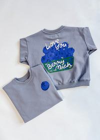 Love You Berry Much Oversized Sweatshirt