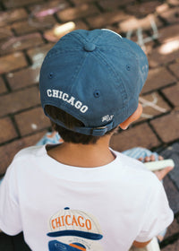 Youth C Is For Chicago Dad Hat - Blue