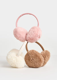 MAD HTR Faux Fur Earmuff - Taupe