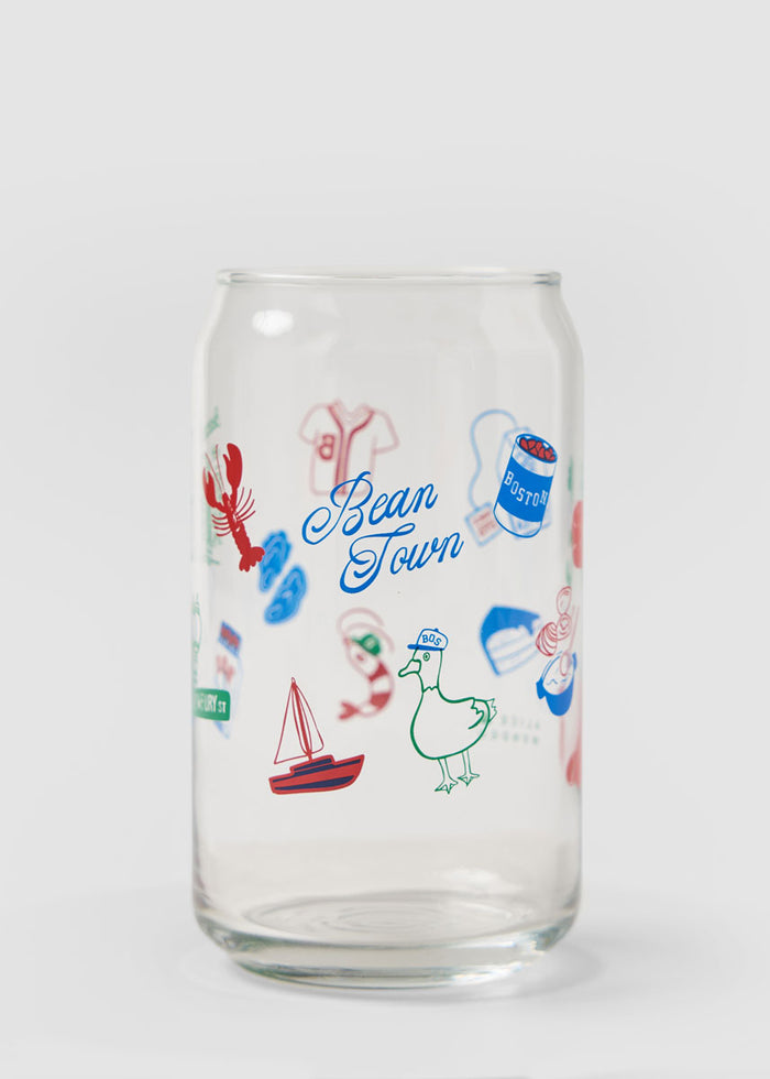 Boston Icons Can Glass