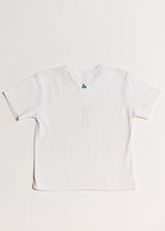 Bow Baby Tee - White & Green