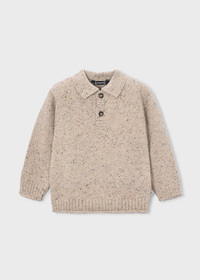 Mason Polo Sweater - Tweed