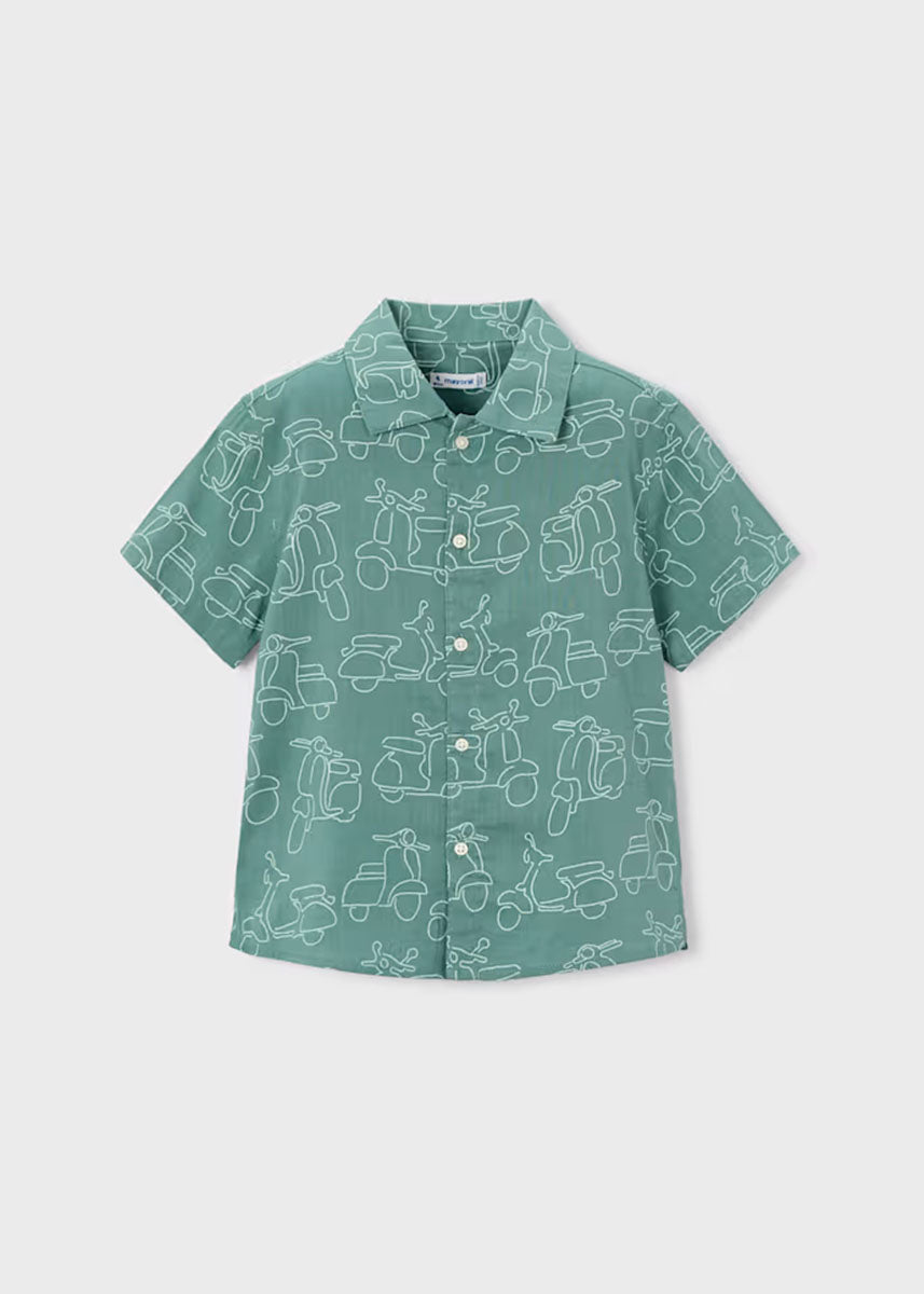 John Joe Button Down - Seaweed