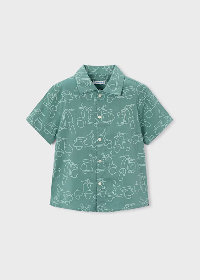 John Joe Button Down - Seaweed