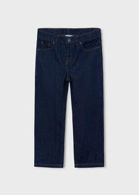 Henri Wide Leg Denim Pants - Dark Indigo