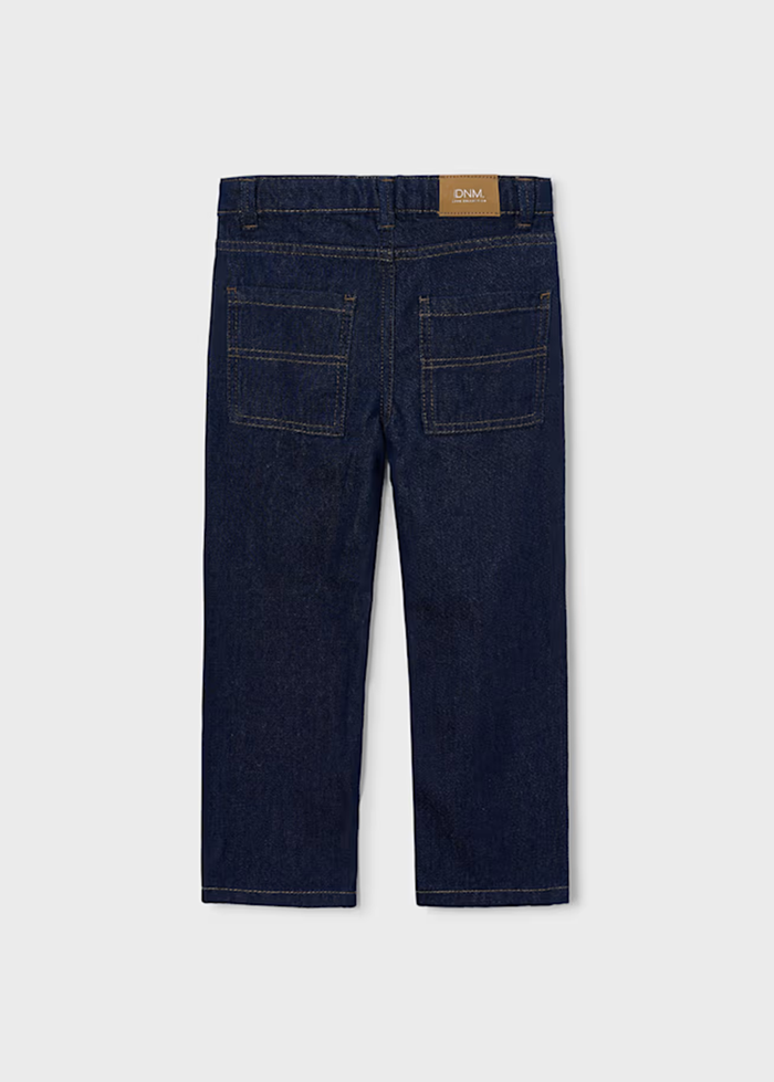 Henri Wide Leg Denim Pants - Dark Indigo