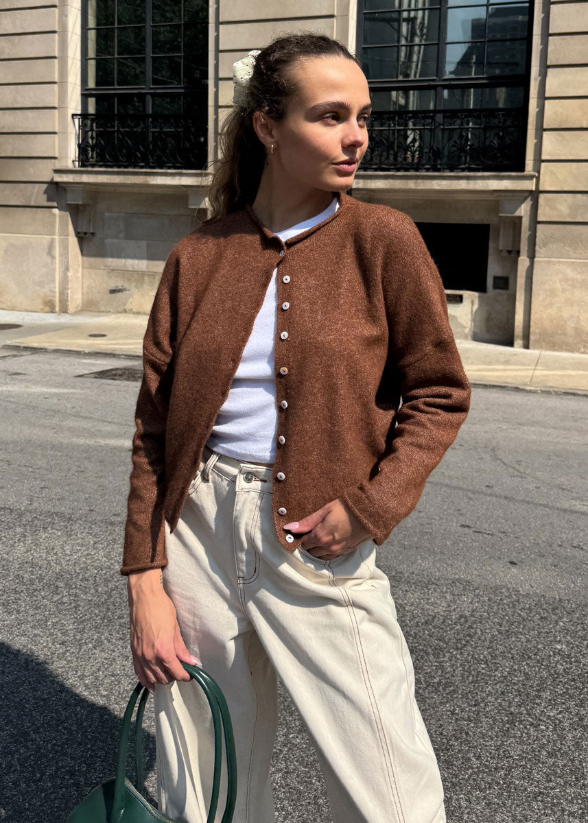 Piper Cardigan - Brown