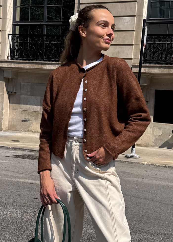 Piper Cardigan - Brown