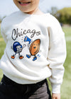 Chicago Game Day Buddies Toddler Sweatshirt - Natural Heather