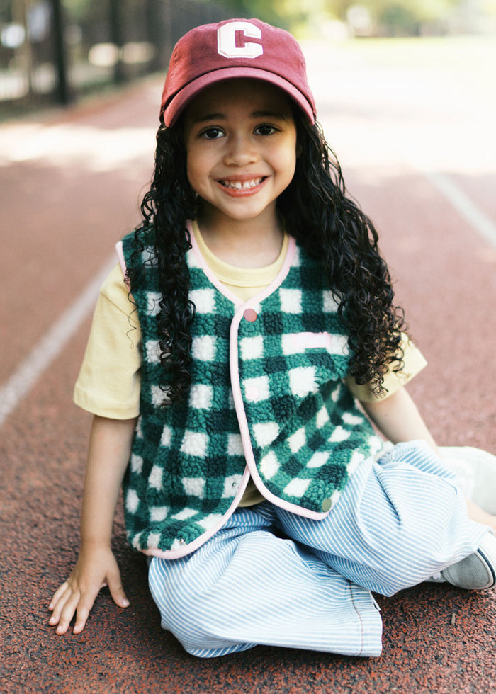 Youth C Is for Chicago Dad Hat - Burgundy