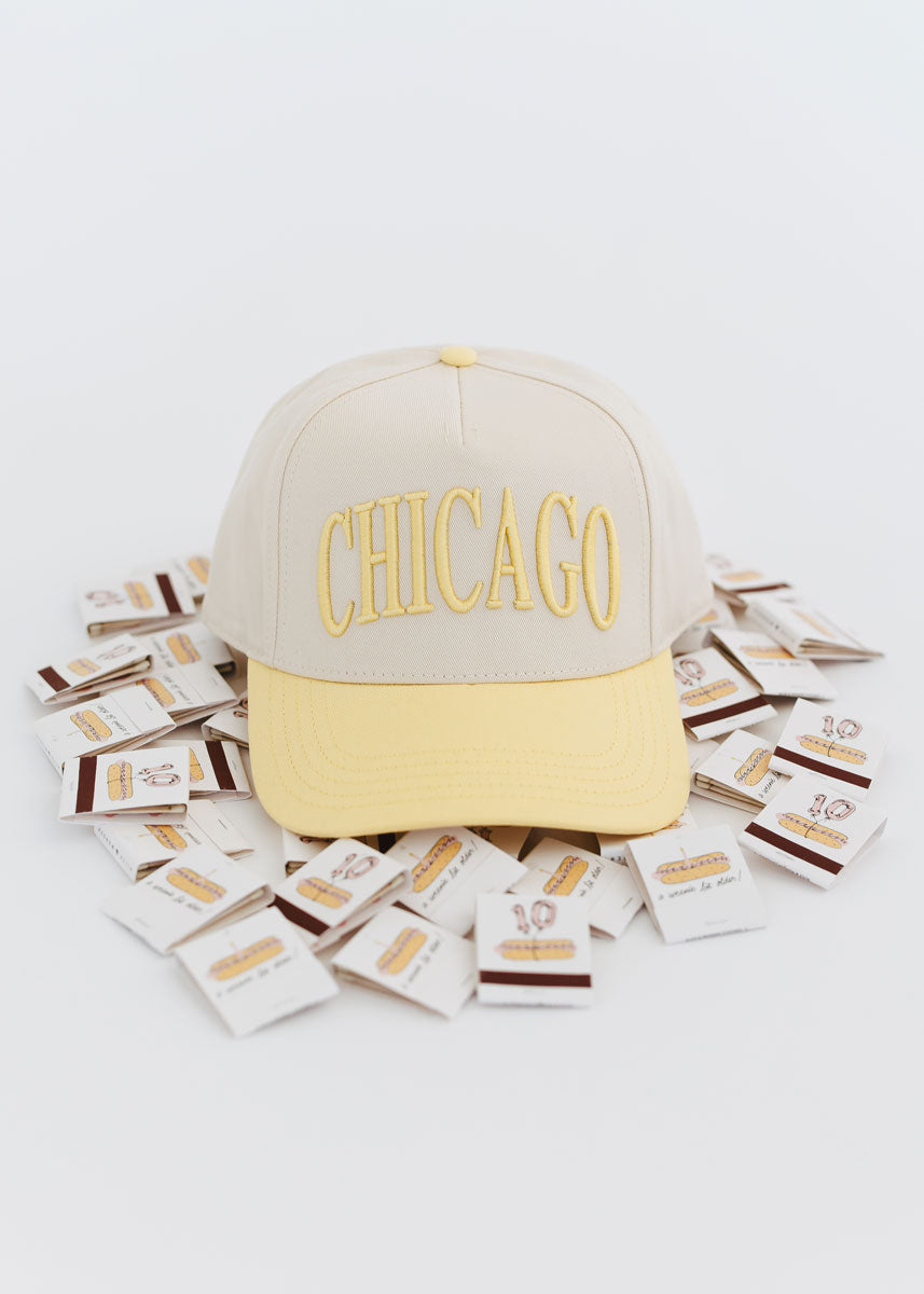 Chicago Puff Baseball Cap - Butter