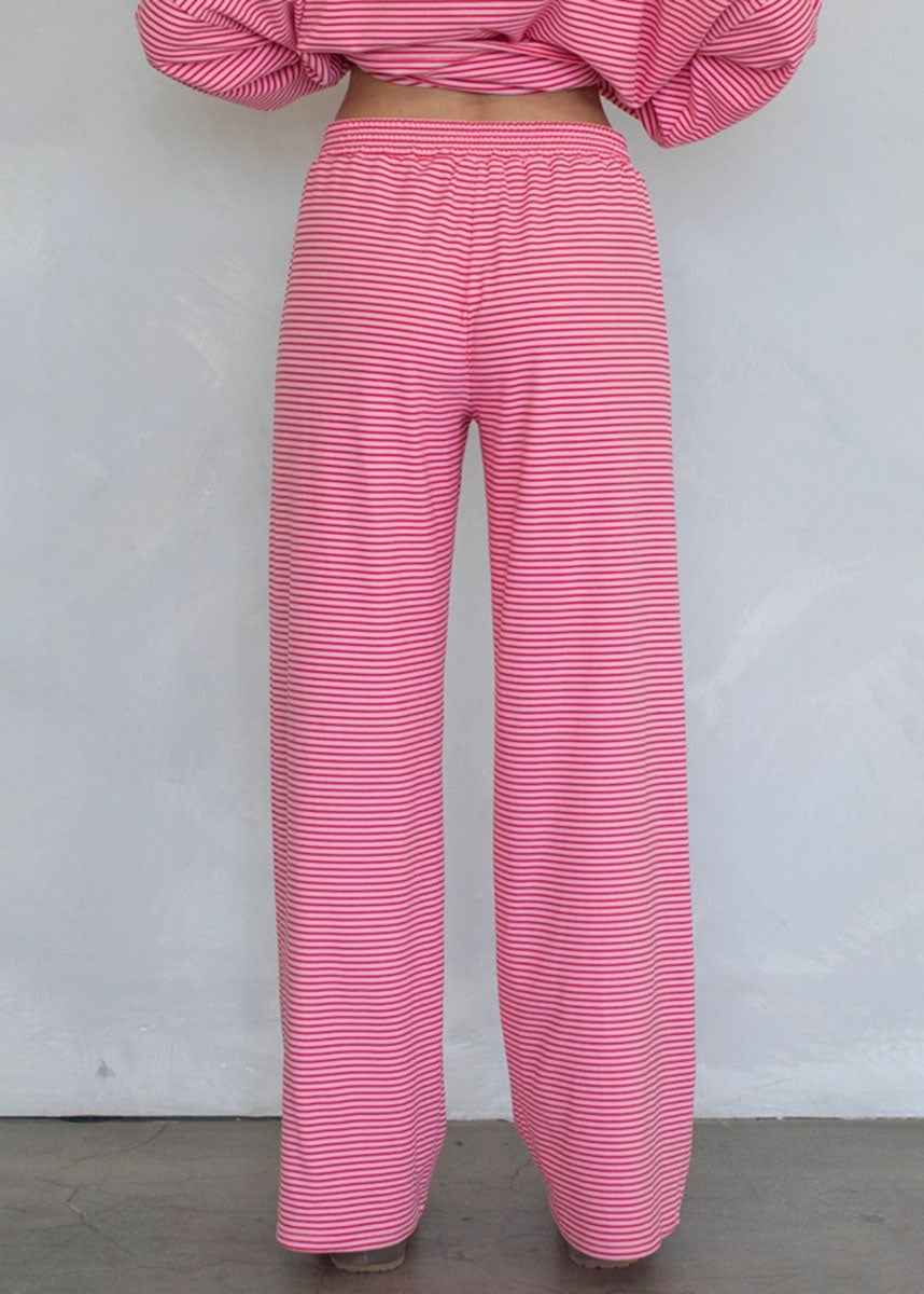 Levi Striped Pant - Pink
