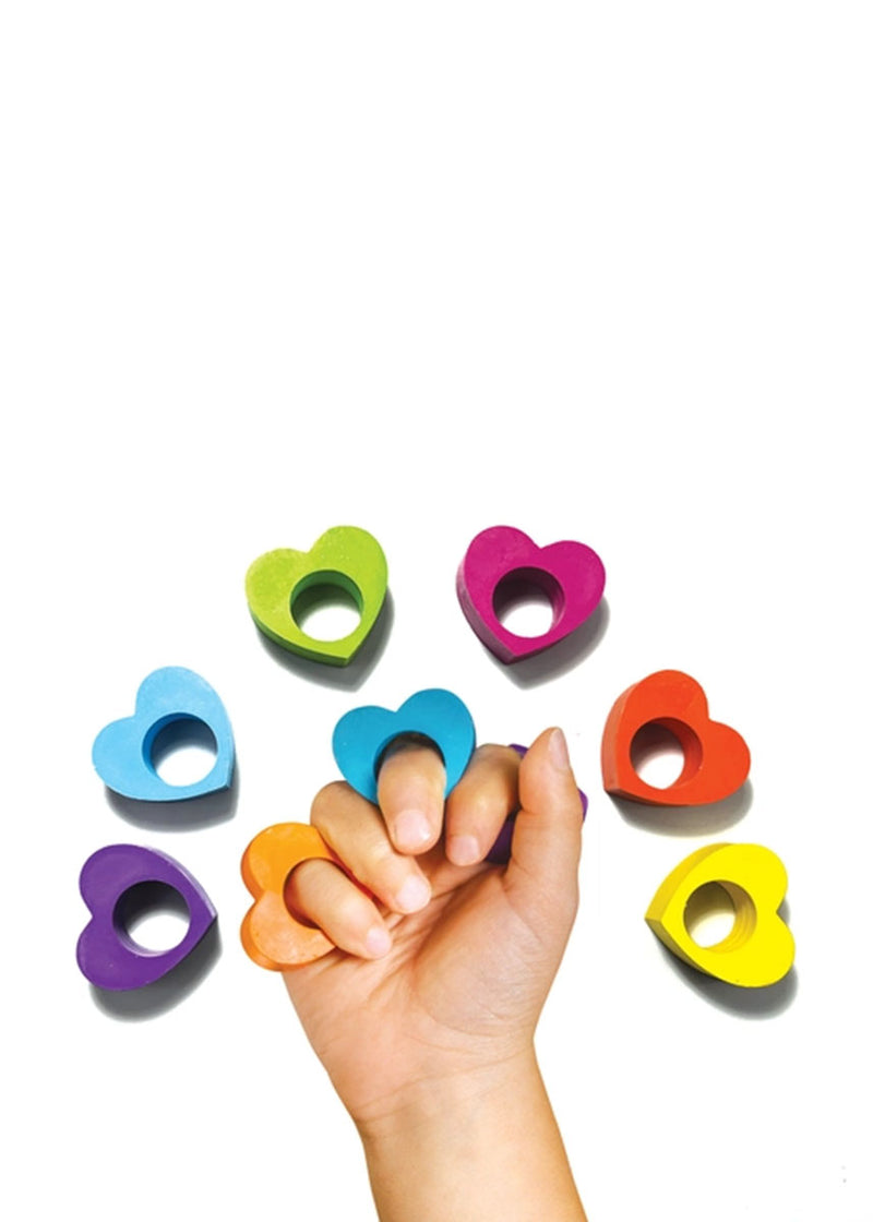 Heart Ring Crayons - Set of 6