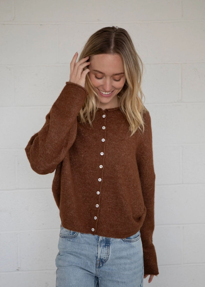 Piper Cardigan - Brown