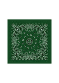 Embroidered Bandana - Hunter Paisley