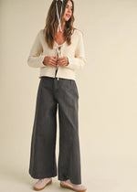 Marnie Tie-Front Cardigan - Beige