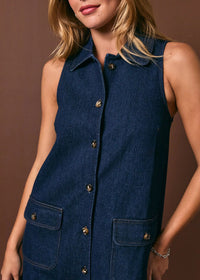 Judy Midi Dress - Indigo